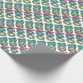 Papier Cadeau Bingo papier d'emballage d'art de mots (Coin)