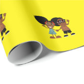 Papier cadeau Bino et Fino (Coin rond)