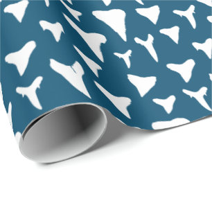 Papier Cadeau Biologiste de la marine Aiguille requin dents de r