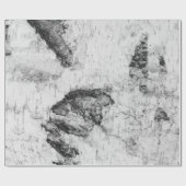 Papier Cadeau Birch bark pattern wrapping paper (Plat)