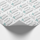 Papier Cadeau Birch Treks with Deer Baby shower (Coin)