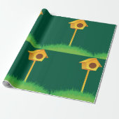 Papier Cadeau Bird House (Déroulé)