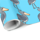 Papier Cadeau Birdorable Shoebill (Coin rond)