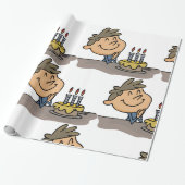 Papier Cadeau Birthday Boy (Déroulé)