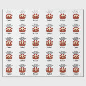 Papier Cadeau Birthday Cake Party (Plat)