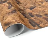 Papier Cadeau biscuit à puce chocolat (Coin rond)