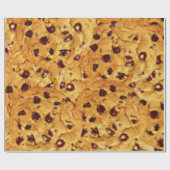 Papier Cadeau biscuits aux puces de chocolat (Plat)