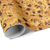 Papier Cadeau biscuits aux puces de chocolat (Coin rond)