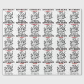 Papier Cadeau Biscuits Kitty Boulangerie (Plat)