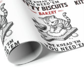 Papier Cadeau Biscuits Kitty Boulangerie (Coin rond)