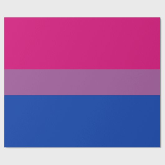 Papier Cadeau Bisexual pride (Plat)