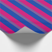 Papier Cadeau Bisexualité drapeau de la fierté Papier à envelopp (Coin)