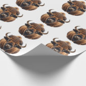 Papier Cadeau Bison / Buffalo (Coin)