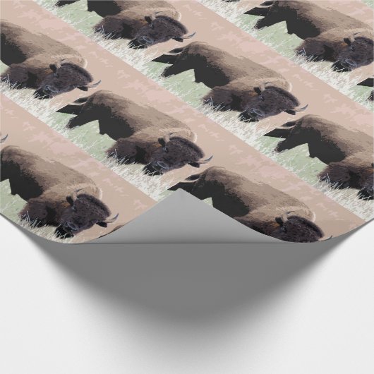 Papier Cadeau Bison de Buffalo (Coin)