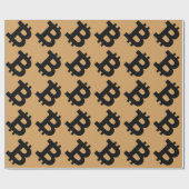 Papier Cadeau Bitcoin (Plat)