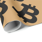 Papier Cadeau Bitcoin (Coin rond)