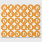 Papier Cadeau Bitcoin (Plat)