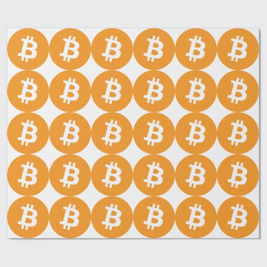 Papier Cadeau Bitcoin (Plat)