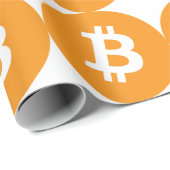 Papier Cadeau Bitcoin (Coin rond)