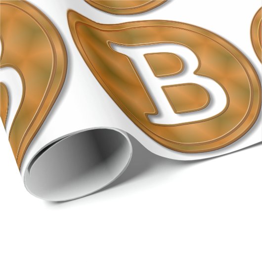 Papier Cadeau Bitcoin 15 (Coin rond)