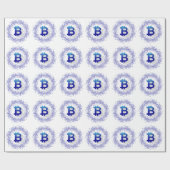 Papier Cadeau Bitcoin 5 (Plat)