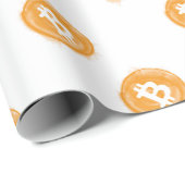Papier Cadeau Bitcoin 6 (Coin rond)