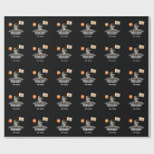 Papier Cadeau Bitcoin Crypto Moon Astronaut Design BTC (Plat)
