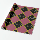 Papier Cadeau bits dans les diamants (Déroulé)