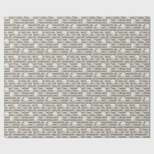 Papier Cadeau BITUB Motif (Croyez en l'incroyable) (Plat)