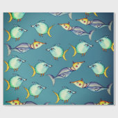 Papier Cadeau Bizarre (Plat)