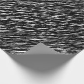 Papier Cadeau Black and White Grunge Pattern (Coin)