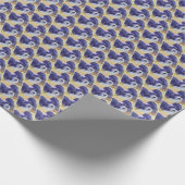 PAPIER CADEAU BLACK AND WHITE PAPILLON (Coin)