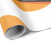 Papier Cadeau Black Beetle Insect on Envelope (Coin rond)