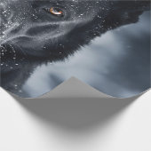 Papier Cadeau Black German Shepherd (Coin)