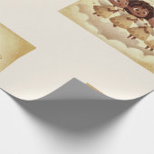 Papier Cadeau Black Girl Angel Christmas Choir Wrapping Paper 1 (Coin)