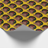 Papier Cadeau Black Girl Magic Christmas présente Cadeaux d'anni (Coin)