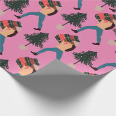 Papier Cadeau Black Girl Magic Holiday (Coin)