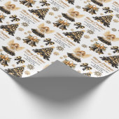 Papier Cadeau Black Gold images de Noël (Coin)