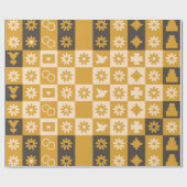 Papier Cadeau Black & Gold Wrapping paper  (Plat)
