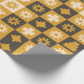 Papier Cadeau Black & Gold Wrapping paper  (Coin)