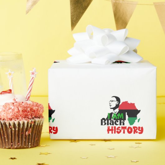 PAPIER CADEAU BLACK HISTORY MONTH (Fête d'anniversaire)
