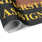 Papier Cadeau Black Independence Juneteenth  (Coin rond)