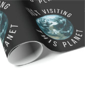 Papier Cadeau Black Juste Visiting (Coin rond)