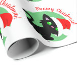 Papier Cadeau Black Meowy Christmas Kitty Wrapper Papier<br><div class="desc">Pour tous les chats et amoureux des animaux...  Enveloppez tous vos cadeaux de Noël avec ce mignon petit chaton !...  Gardez-le tel quel,  ou customisez-le !...  (Avec de l'art original de ToonBug.com/David Magliocco.)</div>