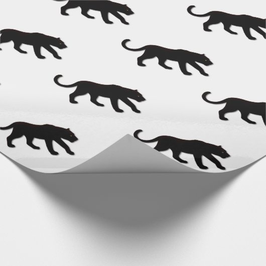 Papier Cadeau Black Panther blanc (Coin)