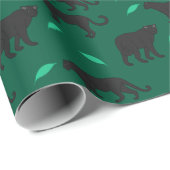 Papier Cadeau Black Panthers (Coin rond)