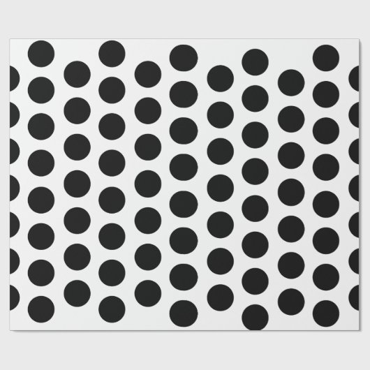 Papier Cadeau black point regular (Plat)