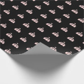 Papier Cadeau Black Rose Circus thème fille (Coin)