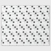 Papier Cadeau Black Spades Tac Toe Thunder_Cove (Plat)