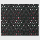 Papier Cadeau Black Triangle UFO Pattern Modern Abstract (Plat)